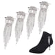 thumbnail image 5 of Clips para zapatos de novia, Material de vidrio / esmalte Linterna Cadena de borlas Inodoro Antiarrugas y antidesgaste Clips para zapatos duraderos, R,Clips para zapatos Clips para zapatos de diamante, 5 of 7