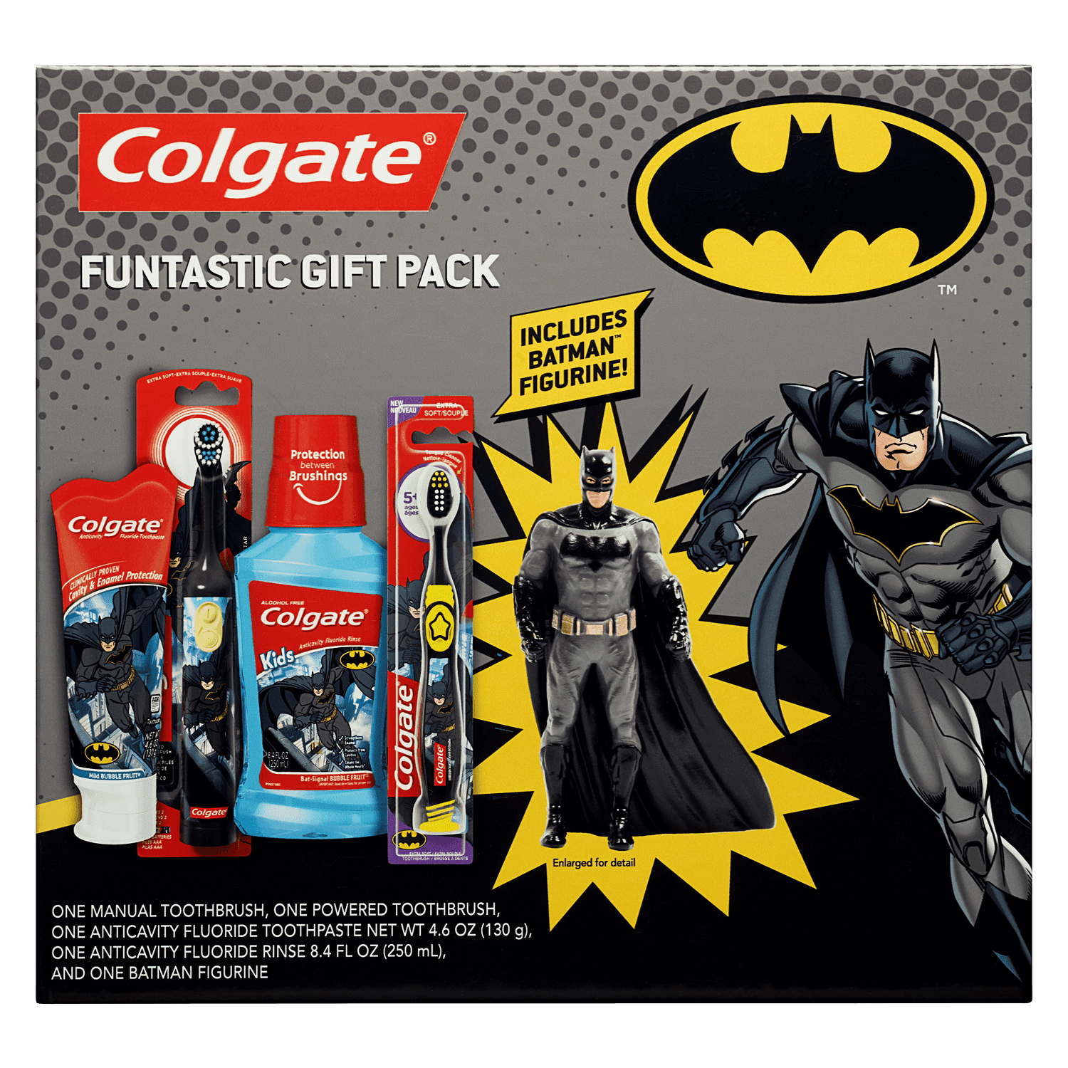 Kids Extra Soft Batman™ Toothbrush Colgate® | Colgate Kids Extra Soft  Toothbrush With Suction Cup, Twin Pack Batman 