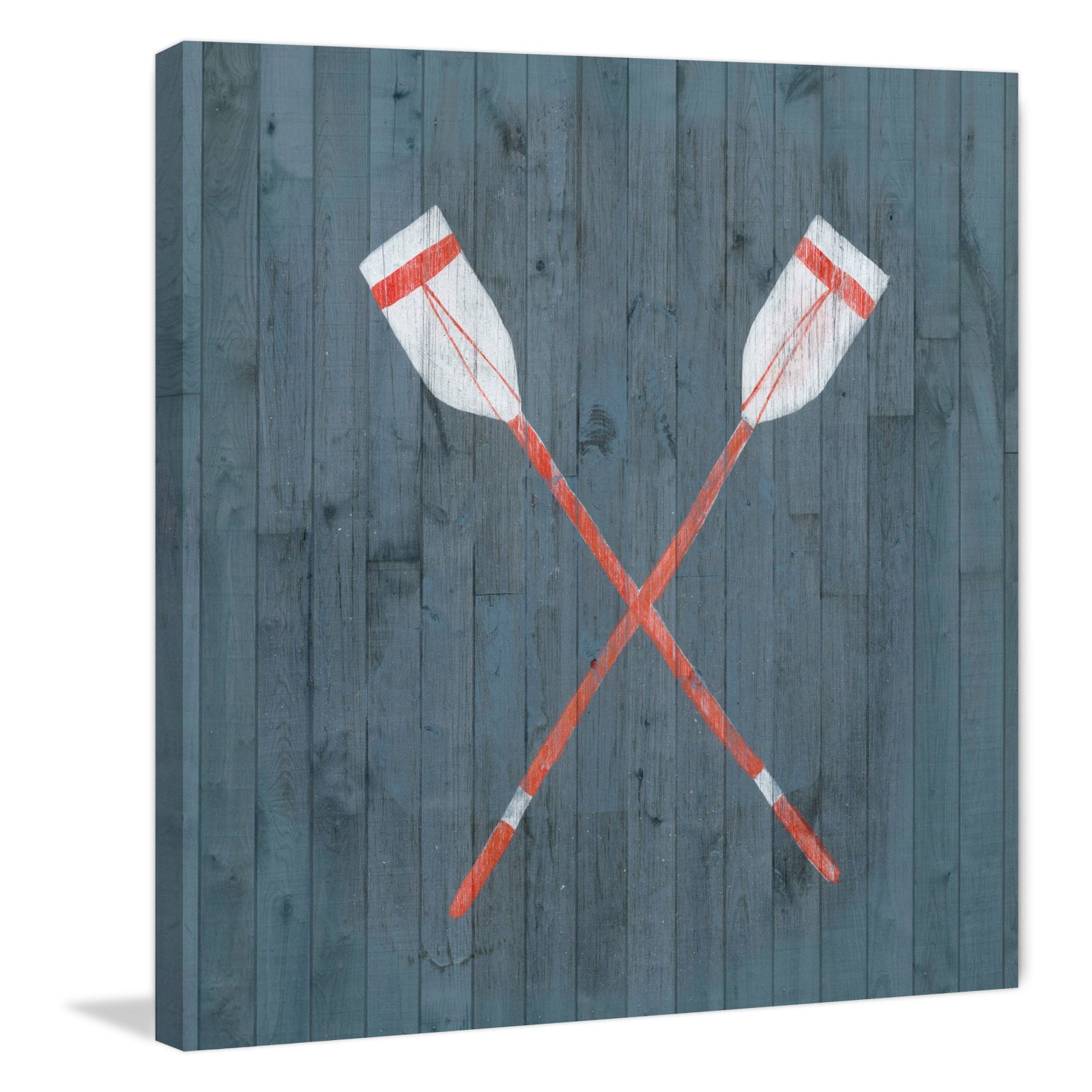 Marmont Hill Crossed Oars II Painting Wall Art Print