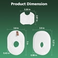 thumbnail image 5 of 2 Pack Filter Replacement for Shark Rocket Vacuum HV300 HV301 HV300W HV302 HV305 HV310 UV450 Foam & Felt Filter Kit, 5 of 6