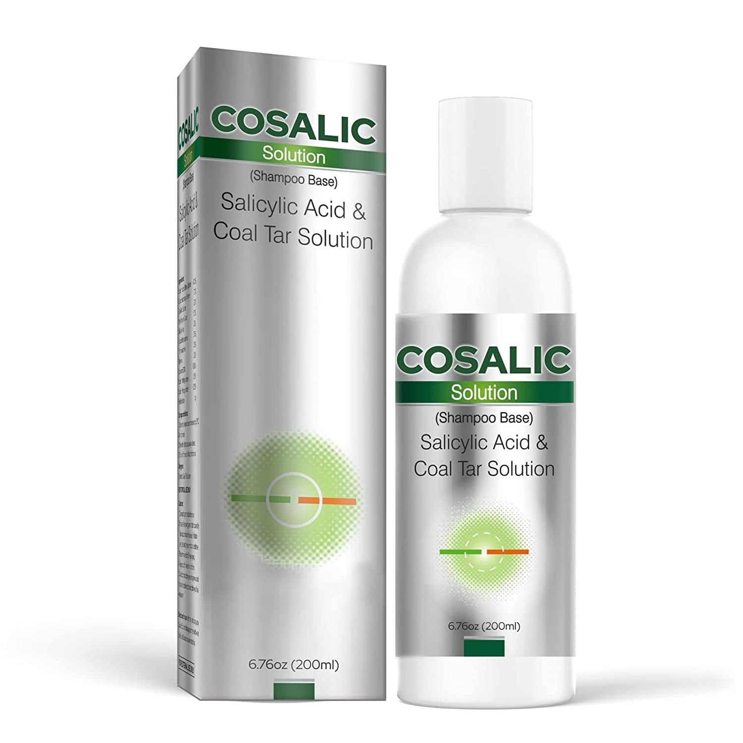 Cosalic Coal Tar and Salicylic Acid Solution / with Salicylic Acid for Dry Scalp Itch Relief