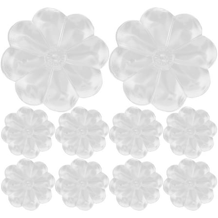 YUYUETIME Mini Removable Wall Protectors Transparent Pu 10Pcs 1.89X1.89X0.20Inch