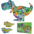 thumbnail image 1 of Puzles de dinosaurios REALRINDO 295 piezas para niños de 6 a 8 años, 1 of 7