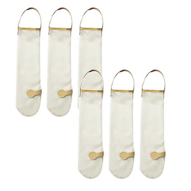 2PC Produce Storage Hanging Mesh Storage Bags Onion Bags Mesh Garlic Mesh Bags Potato Bags Long And Large Reusable Mesh Storage Bags Fruit And Vegetable Garbage Bags For Home RV Camper Storage