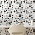 thumbnail image 3 of Ambesonne Scandinavian Peel & Stick Wallpaper for Home, Longboats Viking Folk, 13"x72", Black Pale Blue Grey, 3 of 6