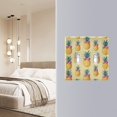 thumbnail image 4 of Yayeee Toggle Light Switch Wall Plate 2-Gang 4.56"x4.48" Decorative Outlet Cover, Pineapple Love, 4 of 7