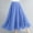 Blue, variant on Womens Linen Maxi Skirt Fall Boho Solid Beach Elastic High Waist Pleated A-Line Flowy Swing Long Maxi Skirts Casual Loose Fit Skirts One Size