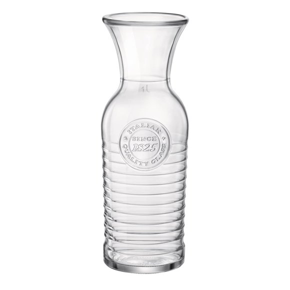 Bormioli Rocco Officina1825 Carafe, 33.75 oz, (Lot de 6) Transparent