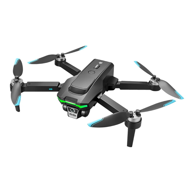 Herunwer B-5G GPS Drone with 4.5-Inch Screen, Brushless Motor, 360° Obstacle Avoidance, and Cool LED Lights