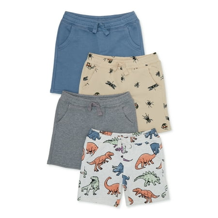 

Garanimals Toddler Boys French Terry Cloth Shorts 4-Pack Sizes 12M-5T