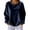 Navy(New&Hot), variant on ZHYou Womens Long Sleeve Velvet Sweatshirts Crew Neck Drop Shoulder Loose Fit Casual Loungewear Tops,Pink,Size M