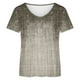 thumbnail image 4 of Fiudx Camisas de Mujer Camiseta Estampada a La Moda para Mujer, Blusa de Manga Corta, Tops Informales con Cuello Redondo, 4 of 4