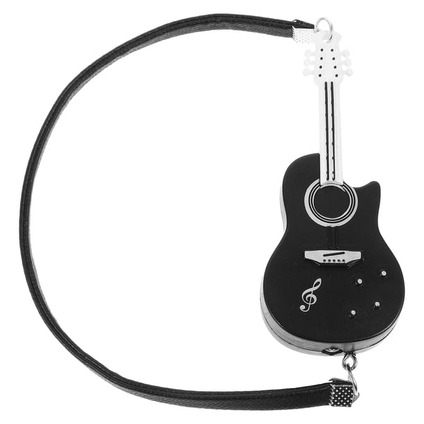Guitarra en miniatura para casa de muñecas, modelo de guitarra en miniatura, juguete para casa de juego para bebés, decoración para muñecas.