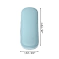 thumbnail image 4 of Unique Bargains 1 Pc Eyeglasses Case Arc Portable Eyeglasses Storage 6.5"x2.56"x1.46" Light Blue, 4 of 5