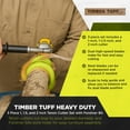 thumbnail image 2 of Timber Tuff 3 Piece 1, 1.5, and 2 Inch Tenon Cutter Set with Forstner Bit, 2 of 9