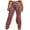 Pink, variant on YYDGH Women's Cargo Pants Y2K High Waisted Baggy Jeans Flap Pocket Wide Leg Denim Pants Streetwear Pink S