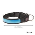 thumbnail image 2 of USB Rechargeable LED Pet Collar with Battery Indicator Adjustable Glowing Necklace for Nighttime Visibility, 2 of 6