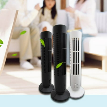 

Fairnull Mini USB Rechargeable Home Office Desktop Summer Air Cooler Cooling Tower Fan