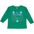 thumbnail image 3 of Inktastic My Meemaw Loves Me with Flowers and Hearts Boys or Girls Long Sleeve Toddler T-Shirt, 3 of 5