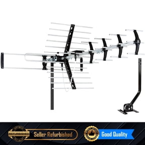 Pre-Owned Five Star Outdoor HDTV Antenna (Good) up to 150 mile Long Range, Long Range Digital OTA Antenna for 4K 1080P VHF UHF, Attic or Roof with Mounting Pole