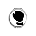 thumbnail image 1 of Faire un Premier Geste Contour Modèle Main Compact Miroir Rond Portable Poche Verre, 1 of 3