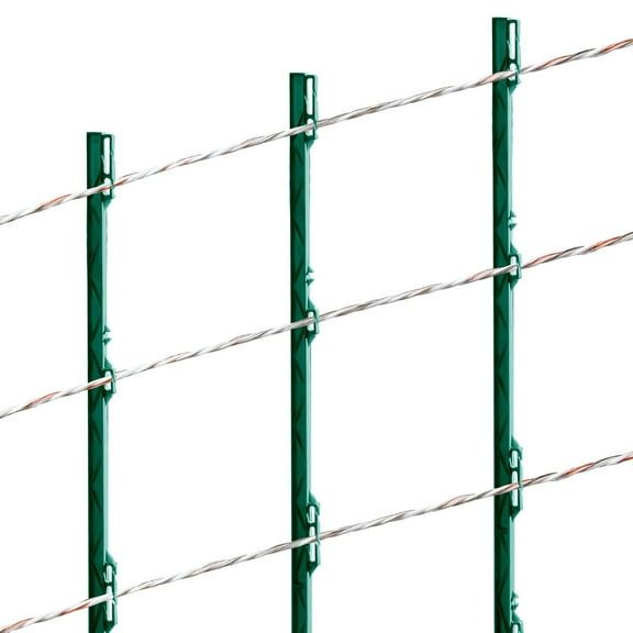 2625Ft 800M Electric Fence Wire for Livestock, Horse Cattle Fencing Polywire, High Visibility