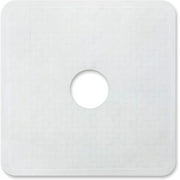 Templeton Home Shower Mat with Center Cut Hole, Non Slip Texture, Suction Cups, Mold & Mildew Resistant