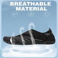 thumbnail image 4 of CHICVOMEY Women Men Water Shoes - Non-Slip Quick-Dry Aqua Hiking Sandals with Velcro - Slip-On Swim Shoes for Beach Pool River, 4 of 8