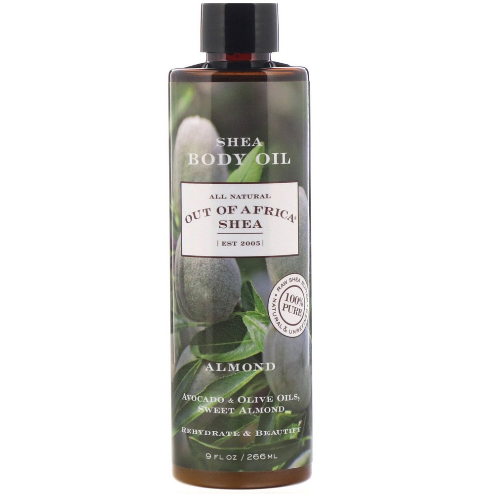 Out of Africa Shea Body Oil, Almond, 9 fl oz (266 ml)