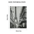 thumbnail image 2 of Shiartex City Architecture Landscape Paris Eiffel Tower Poster, Paris Eiffel Tower Black And White Art Wall Decor Canvas Print, Holiday Gift Decoration for Friends Canvas Painting  And Prints Wall, 2 of 5