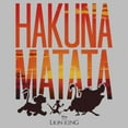 thumbnail image 2 of Women's Lion King Hakuna Matata Sunset  Graphic T-Shirt, 2 of 4