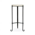 thumbnail image 3 of Butler Specialty Company Freya Marble and Iron 11.5" Table - White, 3 of 4