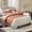 Dusty Rose, variant on Elegant Comfort 12-Piece Bed-in-a-Bag, Cirena Microsuede Comforter Collection with 6-Piece Sheet Set, Smart Pockets and Decorative Pillows, All Season Bedding, California King, Blue