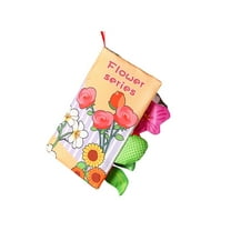 STPToys Crinkle Cloth Touch Feel Toys for 0-3 Month,Tummy Time Toy High Contrast Sensory Toys 6 to 12 Months,Shower Birthday Gifts