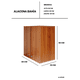 thumbnail image 4 of Alacena de Cocina Multiusos Minimalista, Gabinete Organizador con Amplio Almacenamiento,, 4 of 4