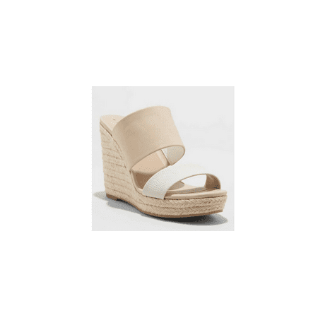 

Women s Adelina Slide Sandals Two Band Espadrille by A New Day Multiple Sizes