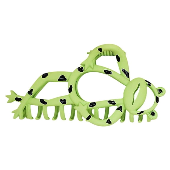 Cartoon Metal Hair Claw Clips Funny Frogs Hair Catch Barrette Large Hair Clips Non-slip Strong Hold Hair Accessories