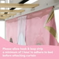 thumbnail image 5 of Low Loft With Easy Slide & Light Pink & Gold Princess Curtain, White, 5 of 10