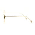 thumbnail image 4 of Lunettes de Mode Rétro pour Femmes à Monture Ronde en Métal Or Jaune, 4 of 4