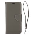 thumbnail image 1 of Funda tipo billetera de cuero PU para iPhone 12 Pro, cubierta protectora en folio con tapa para teléfono móvil con tarjetero, 1 of 8