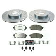 thumbnail image 3 of PowerStop Front Z26 Street Warrior Carbon-Fiber Ceramic Brake Pad and Drilled and Slotted Rotor Kit Fits: SUBARU Select Models K8480-26, 3 of 9
