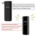 thumbnail image 2 of Digital Alcohol Tester LCD Police Professional Breathalyzer Grade Accuracy Portable Alcoholimeter Detector Alcohol Test Tool New ,Easy to Use, 2 of 6