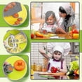 thumbnail image 5 of Toddler Kitchen Utensil Set - Toddler Safe Kitchen Knife Set For Real-life Cooking With Toddler Safe Plastic Knives - Kids Cutting Board 26-27s, 5 of 5