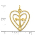 thumbnail image 2 of 10K Yellow Gold CROSS IN HEART CHARM, 2 of 6