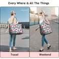 thumbnail image 5 of Pioneer Flower Floral Print Pattern Travel Tote Bags for Women Carry On,Large Weekender Bags for Women Travel,Multi Functional Duffle Bag for Work,Shopping,Sports, 5 of 5