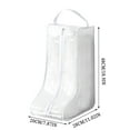 thumbnail image 3 of Boot Storage Bag Shoe Cover Boots Boots Protective Cover Travel Shoe Bag Storage Package,Black,Pvc, 3 of 3