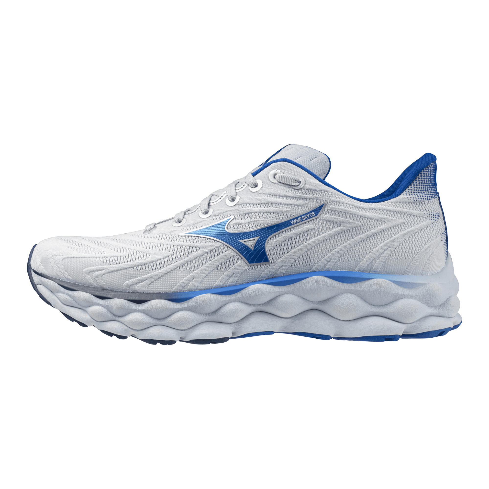 NEW MIZUNO men\'s rebellion flash 2 running shoe in blue/white Mizuno Wave Rebellion Flash 2 first run as a big runner : r  main image 2