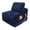 Blue, variant on Leumius Lazy Sofa Bean Bag Chair,Folding Sofa Bed,Comfy Convertible Fold Out Lounge Chair for Living Room Bedroom,White