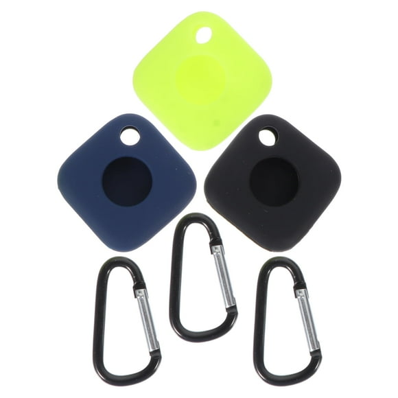 3 Pcs Accessories Tiles Tracker Case Keychain Simple Cover Tracking Device Protective
