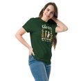 thumbnail image 3 of Goose Beatles Halloween T-Shirt, Halloween T-Shirt for Women (Forest Green, S), 3 of 3